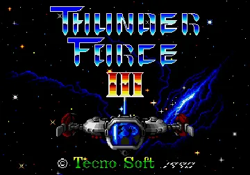 Thunder Force III (Japan, USA) screen shot title